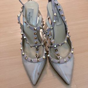 Valentino garavani rockstud cage pump 100 mm